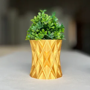 Gold 3D Printed Pot Checkers w greens